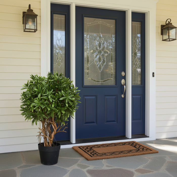 45cm Fire Retardant Mini Ficus Topiary Ball Plant