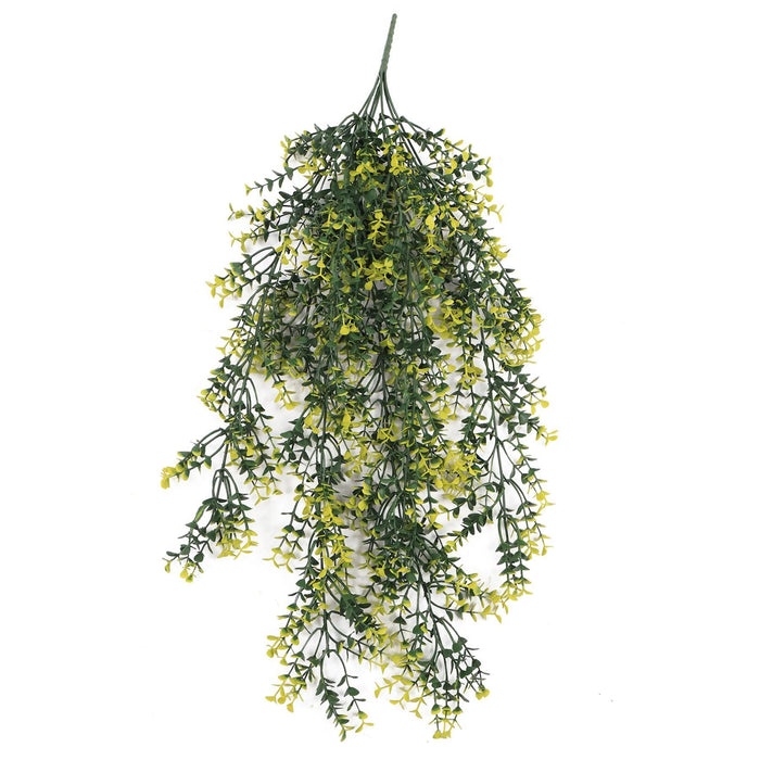 Pack of 6 x Hanging UV and Fire Resistant Artificial Variegated Plant 76cm