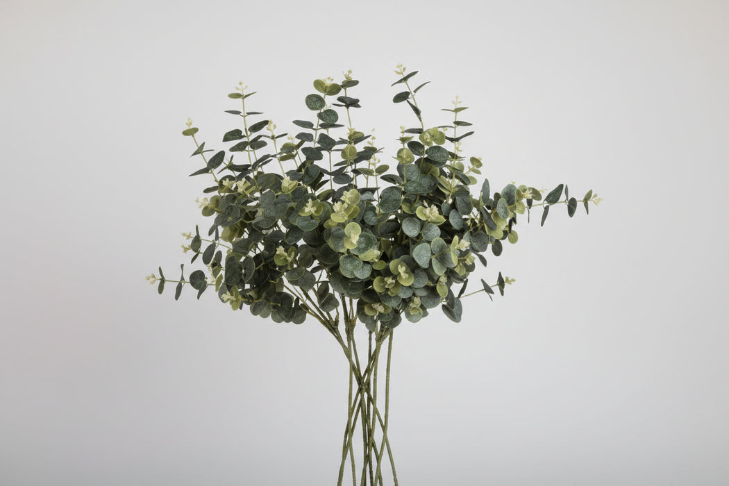 70cm Faux Eucalyptus Spray – Variegated Green