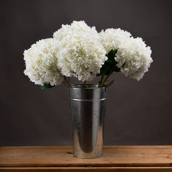 73cm Oversized Faux White Hydrangea