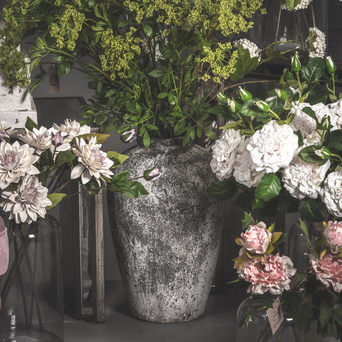 45cm Exquisite Aged Stone Tall Ceramic Vase