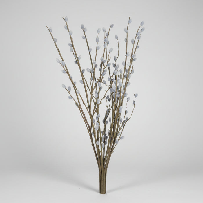 103cm Grey 6 Pussy Willow Stems