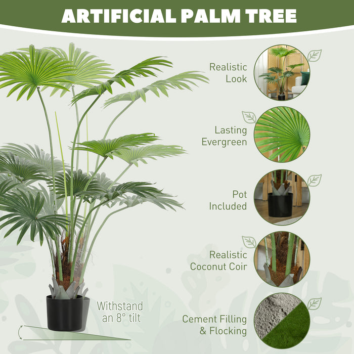 145cm Palm Tree will lifelike.