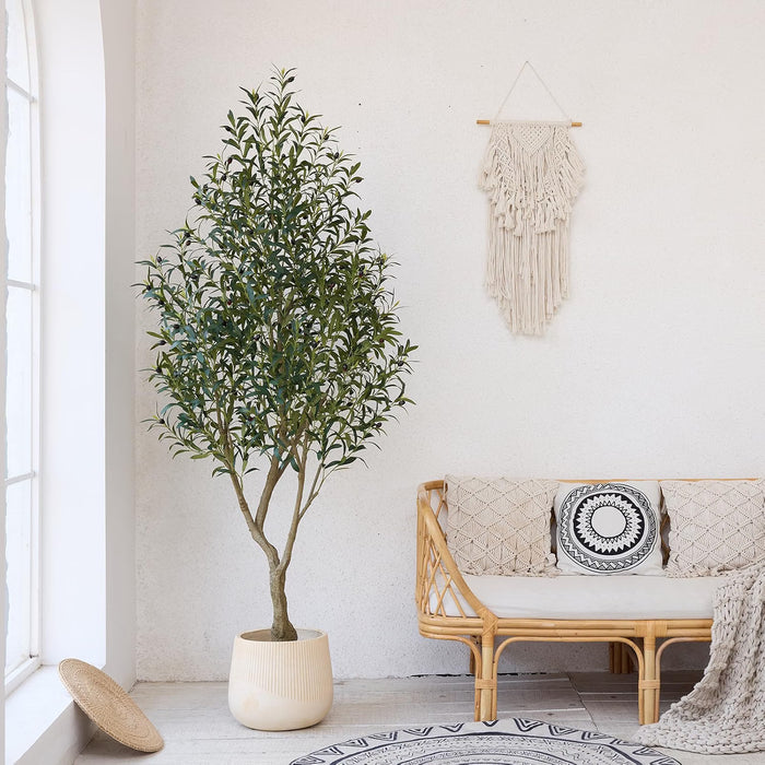 210CM Artificial Olive Tree UV Resistant Faux Plant