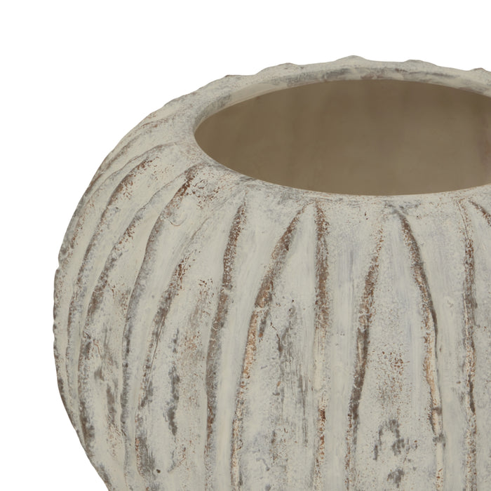 20cm Elegance Lorenzo Rotund Fin Vase