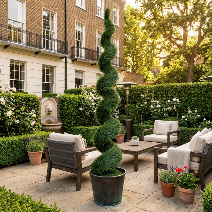 Cedar Spiral Topiary – 300cm - UV Resistant