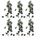 6 x 120cm Artificial Hanging Trailing Plant Alocasia Dragon Scale Dark