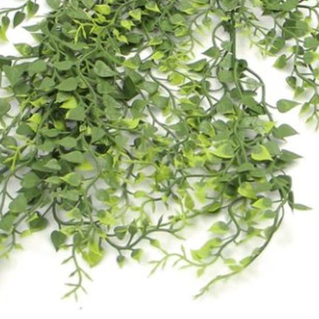 Pack of 6 x Hanging UV and Fire Resistant Artificial Trailing Button Fern Plant 82cm