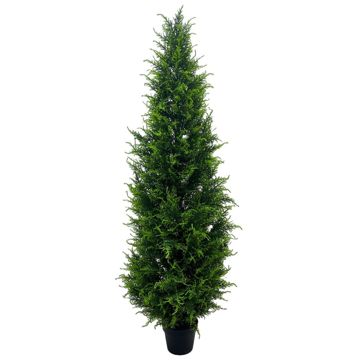 Artificial UV Resistant Outdoor Cypress Cedar Topiary Tree 150cm