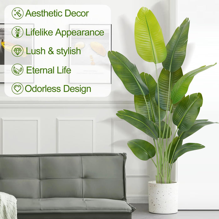 Faux Tropical Banana Tree - 180cm