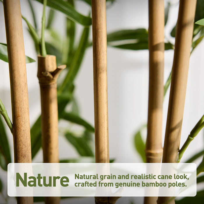 150cm Artificial Bamboo Tree, 5 Real Bamboo Trunks