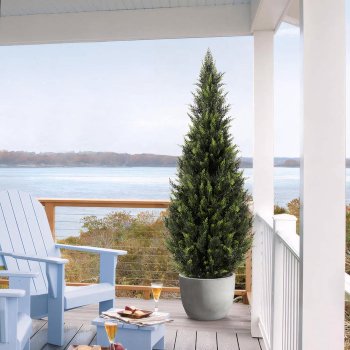 Artificial Cedar Topiary Tree – 150cm | UV Resistant