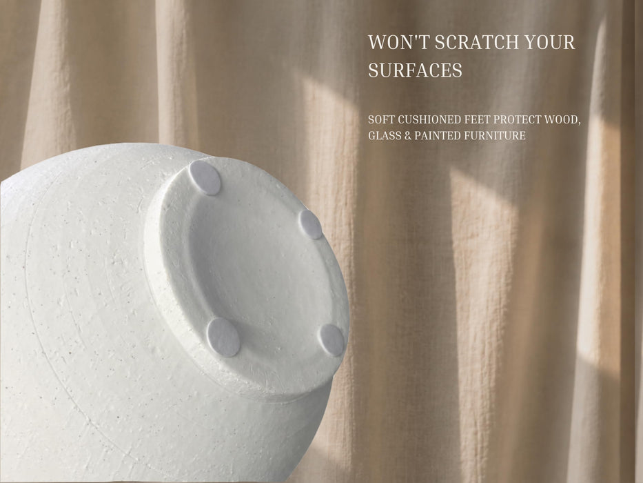 Large Stone-Effect Ceramic Vase – 25cm