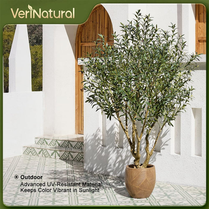 Olive Tree – 210cm with Realistic Fruit & Foliage