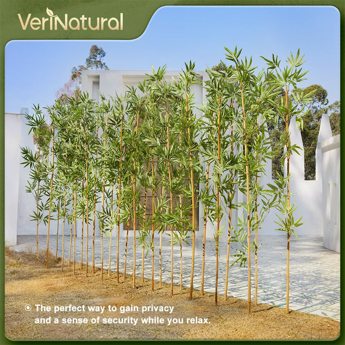 Artificial Bamboo Tree, 180cm UV Resistant, 12 Poles