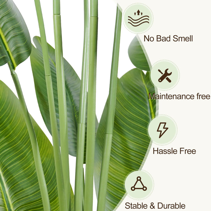 Faux Tropical Banana Tree - 180cm
