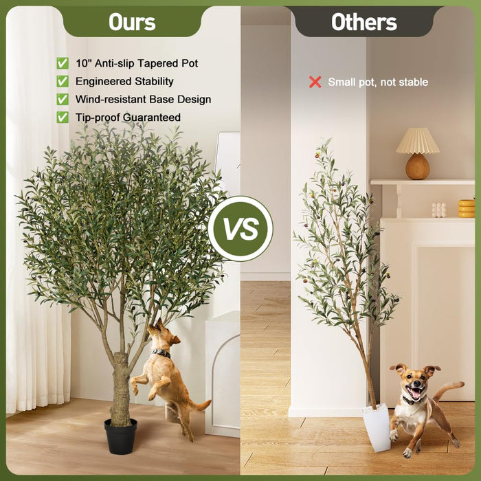 Artificial Olive Tree – 240cm Realistic Mediterranean Style