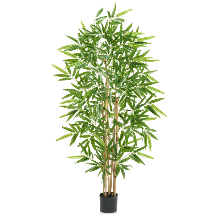150cm Artificial Bamboo Tree, 5 Real Bamboo Trunks