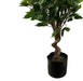 110cm Artificial Evergreen Twist Ficus Tree