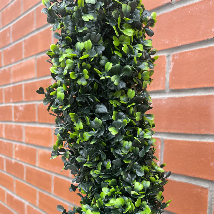 Artificial Natural Boxwood Spiral Topiary 120cm