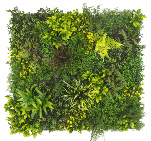 100cm UV Green Wall – Spring Foliage Artificial