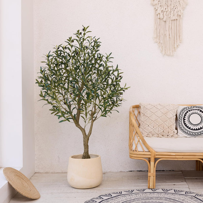 Artificial Olive Tree 150cm, UV Resistant Faux Plant