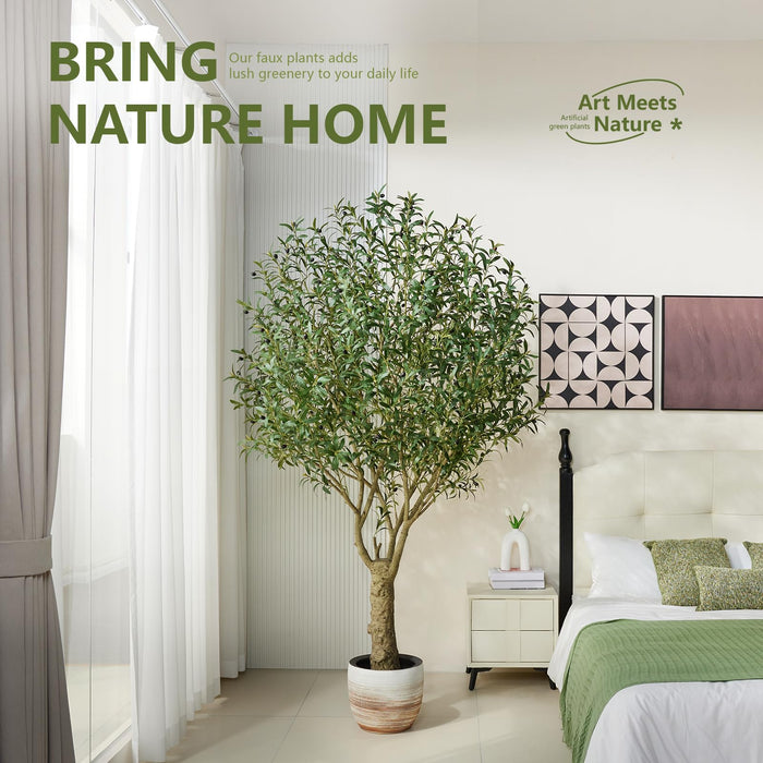 Artificial Olive Tree – 240cm Realistic Mediterranean Style