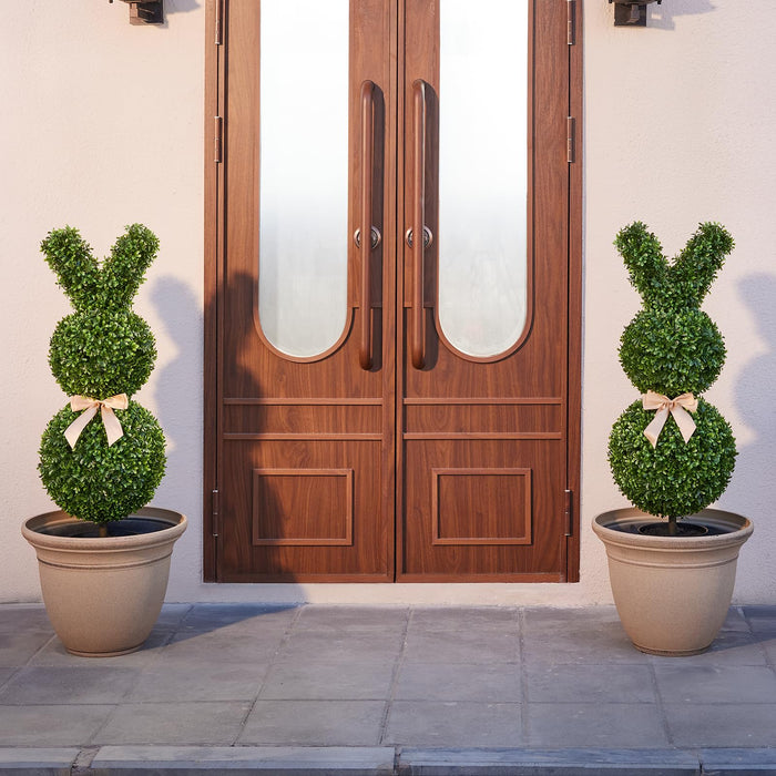 Artificial Bunny Topiary Tree – 90cm - Easter Decoration