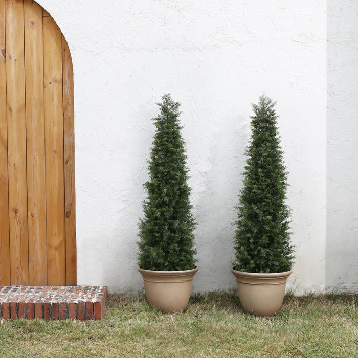 Topiary Cypress Tree – 150cm UV Resistant (2 Pack)