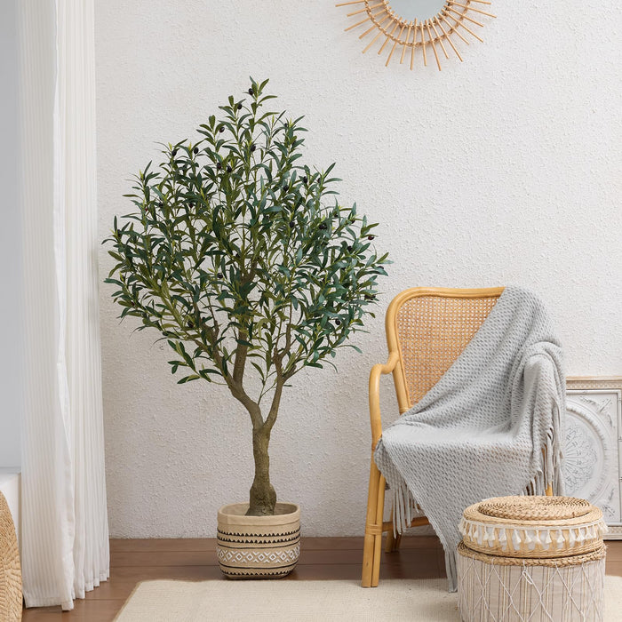 Artificial Olive Tree 150cm, UV Resistant Faux Plant
