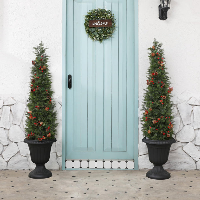 Topiary Cypress Tree – 150cm UV Resistant (2 Pack)