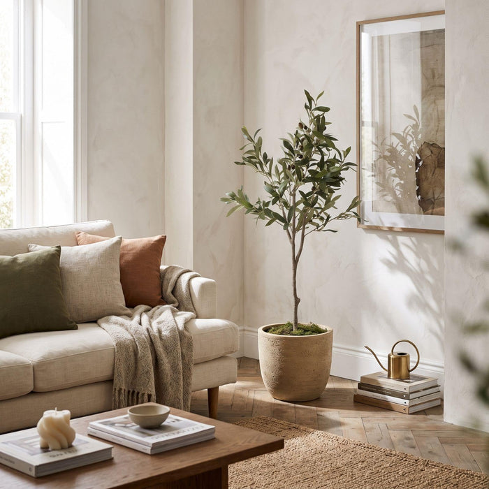 Artificial Olive Tree - Rustic Tuscan Decor 100cm