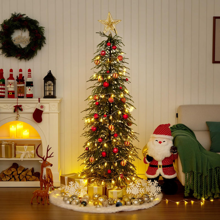 Artificial Christmas Tree 180 cm - Slim PE Needles - Unlit