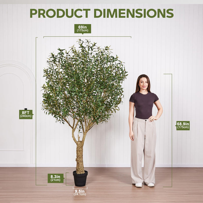 Artificial Olive Tree – 240cm Realistic Mediterranean Style
