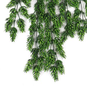Hanging UV and Fire Resistant Artificial Clustered Fern Plant...
