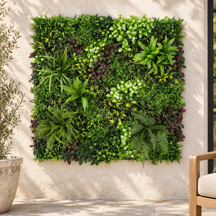Green Wall Foliage Panel - 1m x 1m