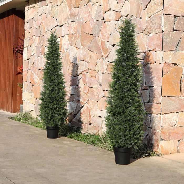 Topiary Cypress Tree – 150cm UV Resistant (2 Pack)