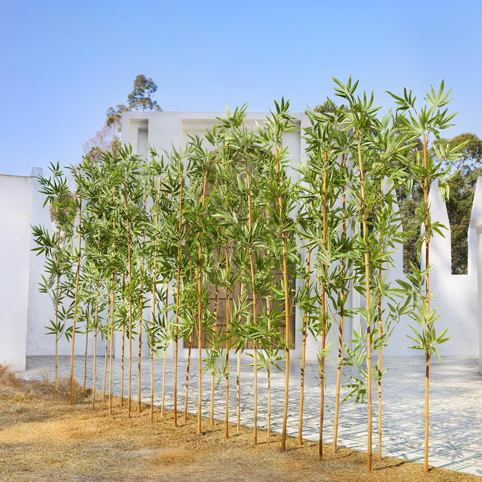 Artificial Bamboo Tree, 180cm UV Resistant, 12 Poles