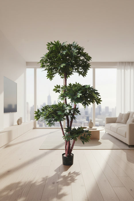 180cm Fire Retardant Lychee Ball Tree - Lush, Low-Maintenance Decor