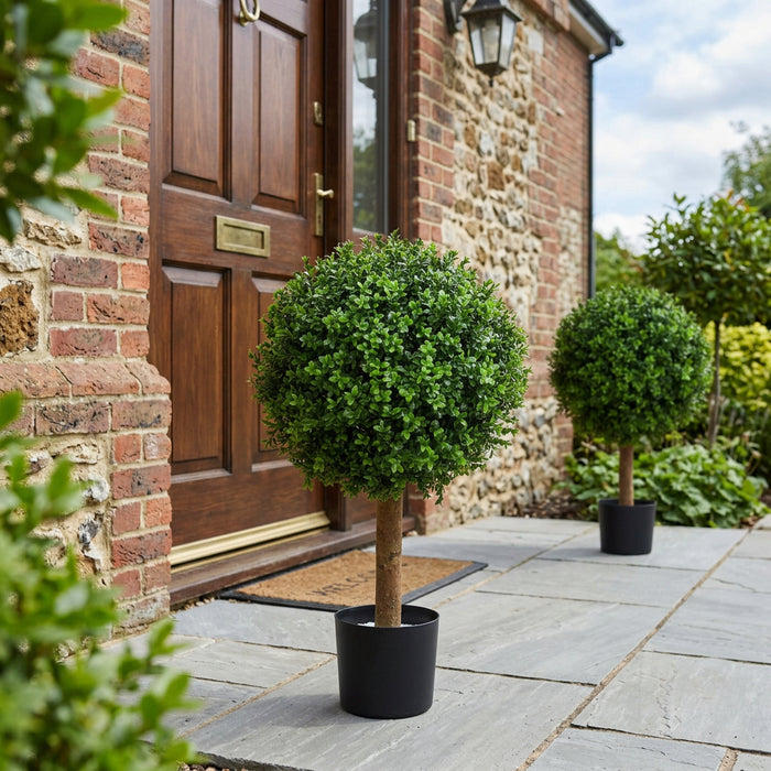 Buxus Topiary Ball – 40cm - Height 57cm Tree with UV Resistant