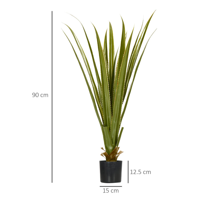 90cm Faux Plants Agave Succulent Home Indoor or Outdoor