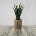 Ridged Composite Planter with Stand