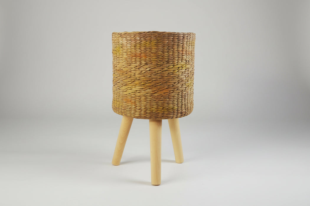 54cm x 30cm Rattan Effect Composite Large Planter