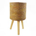 54cm x 30cm Rattan Effect Composite Large Planter