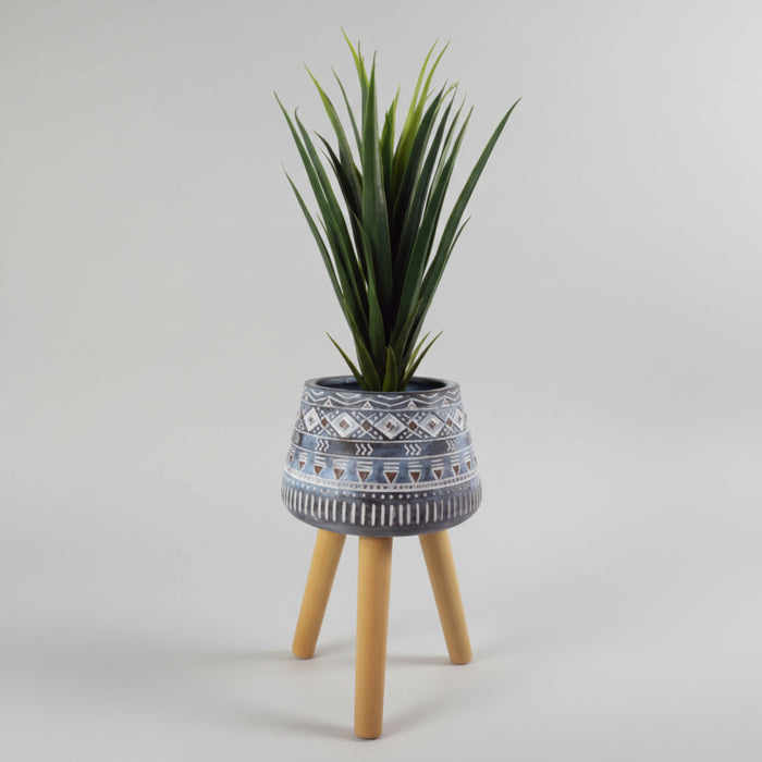 44cm x 26cm  Aztec Blue Composite  Large Planter