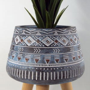 44cm x 26cm  Aztec Blue Composite  Large Planter