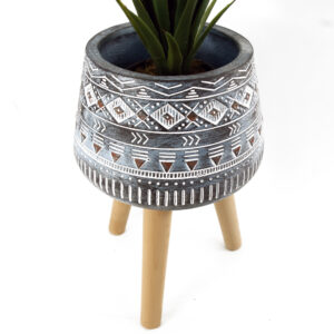44cm x 26cm  Aztec Blue Composite  Large Planter