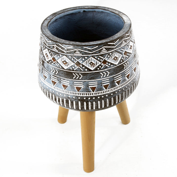 44cm x 26cm  Aztec Blue Composite  Large Planter