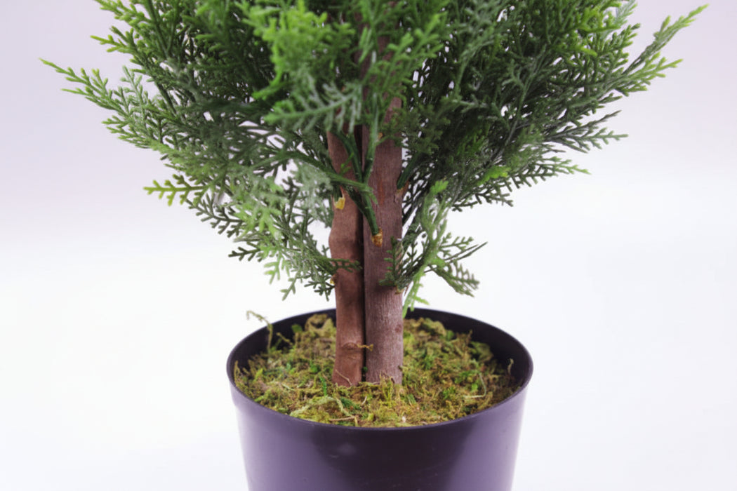 120cm Pair of Artificial Cypress Topiary Trees