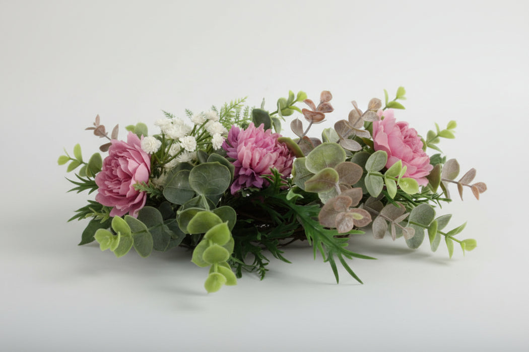 45cm Gorgeous Pink Floral Wreath